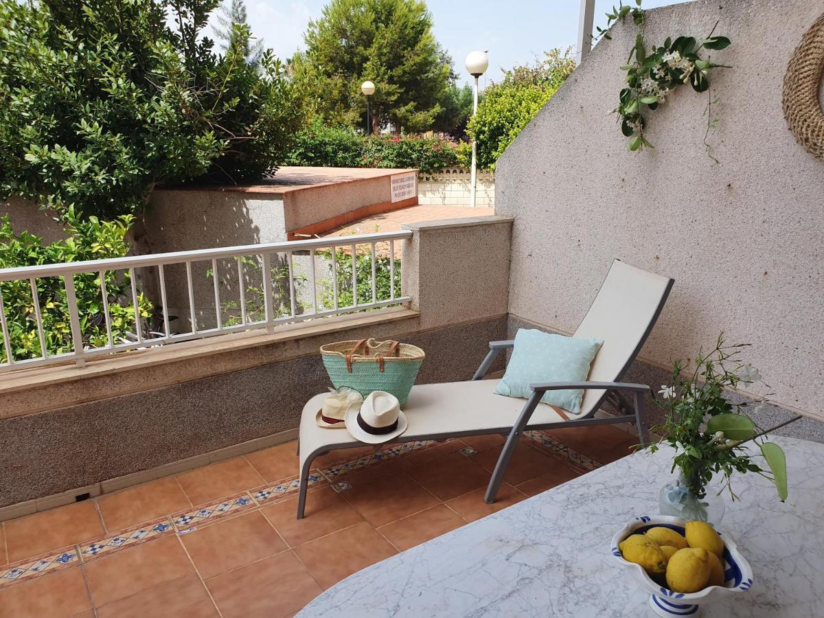 Fantastico Bajo Con Jardin En Playa De Canet Canet d'En Berenguer Luaran gambar