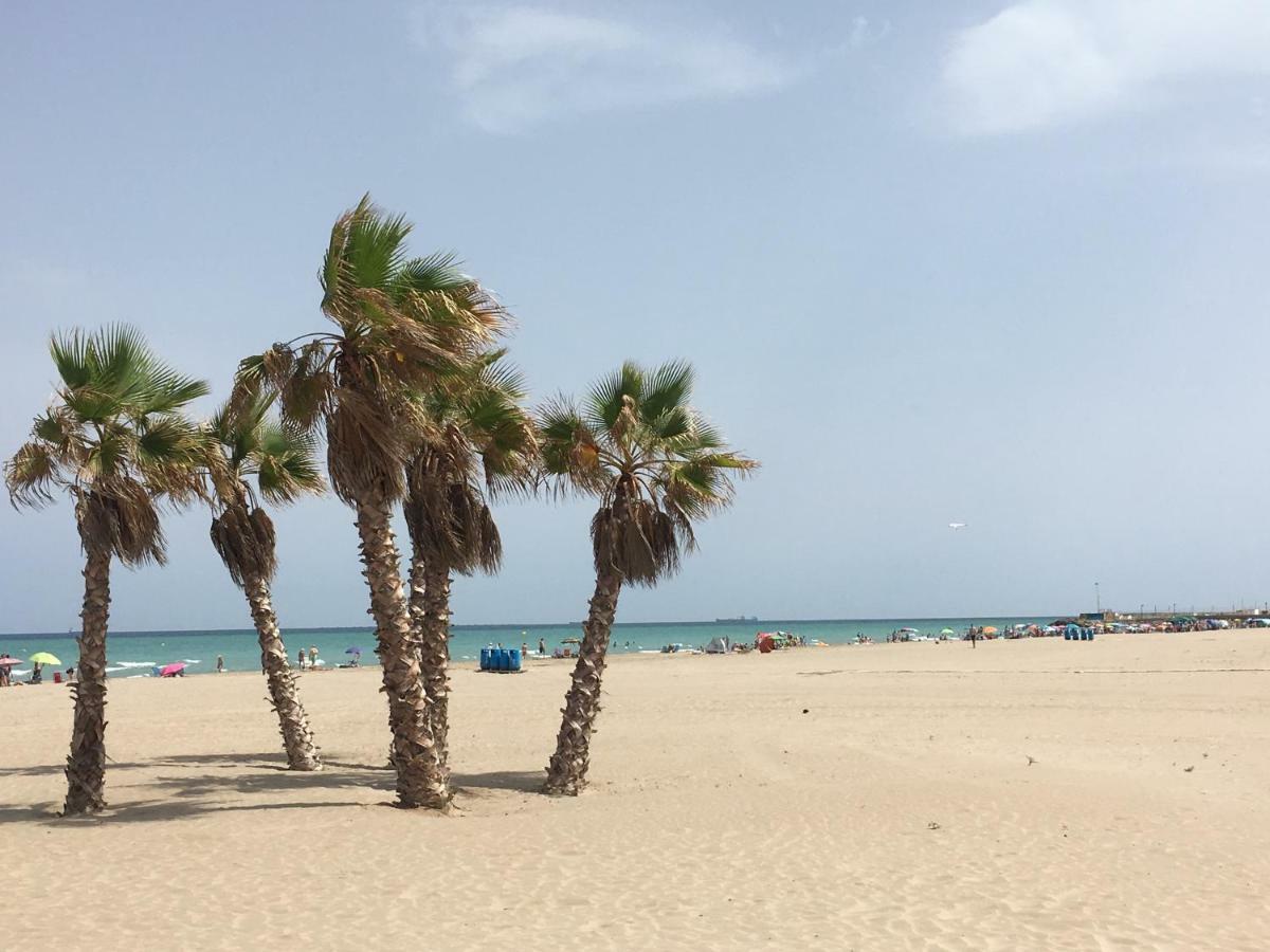 Fantastico Bajo Con Jardin En Playa De Canet Canet d'En Berenguer Luaran gambar